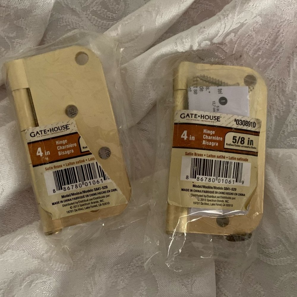 2 Gatehouse door hinges